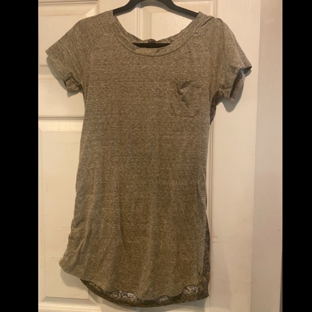 Roxy tan&brown shirt dress size SM